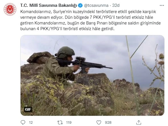 Son dakika! MSB duyurdu: 4 terörist daha etkisiz hale getirildi